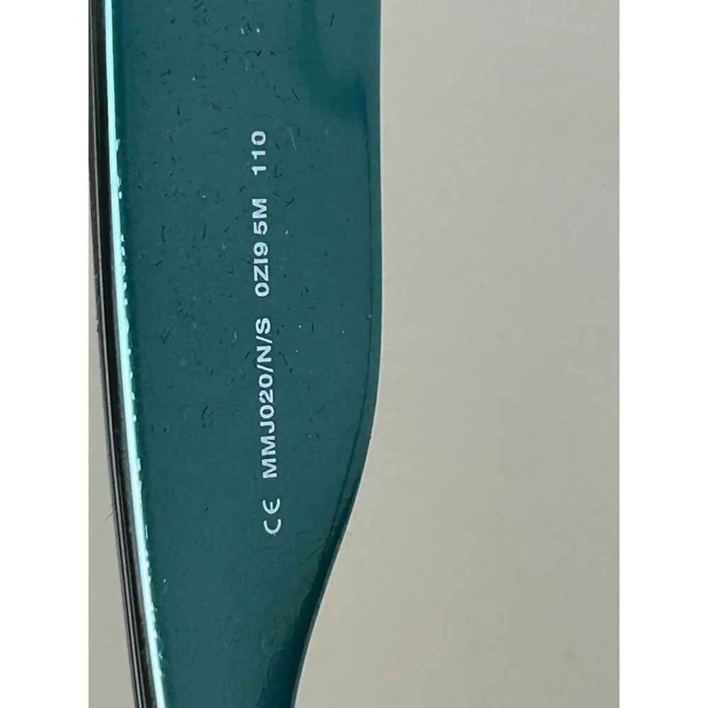 Marc Jacobs MMJ020/N/S Women's Teal Black Gradient Oversized Designer Sunglasses